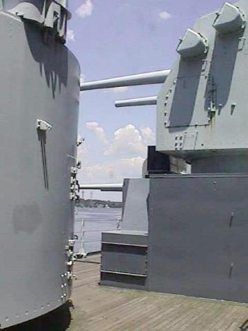 Rear and Side of Turrets